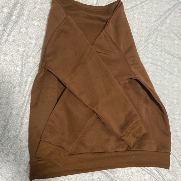 SHEIN Brown Polyester Top - Picture 3 of 4